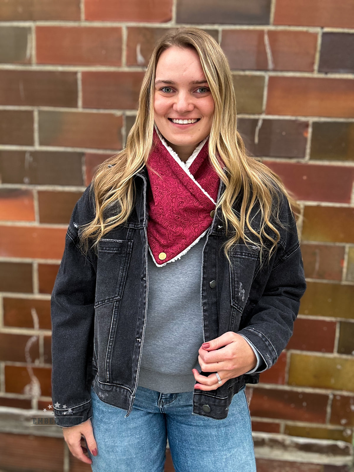 Handmade Sherpa Scarf