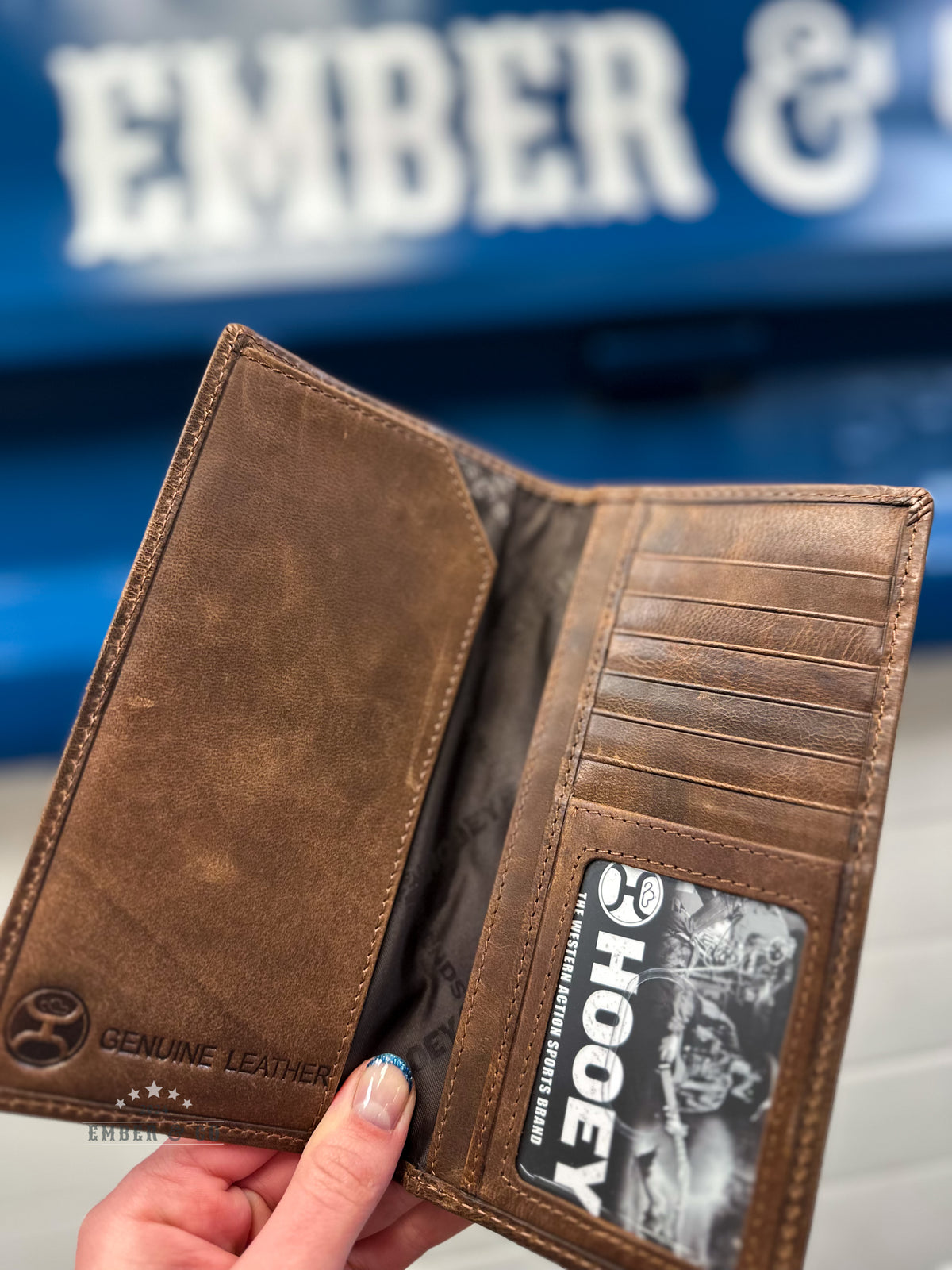 Hooey Liberty Roper Leather Wallet