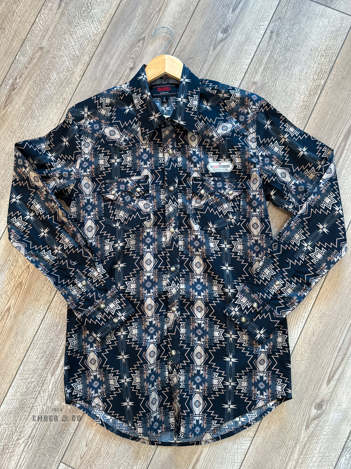 Men's Coyote Pearl Snap