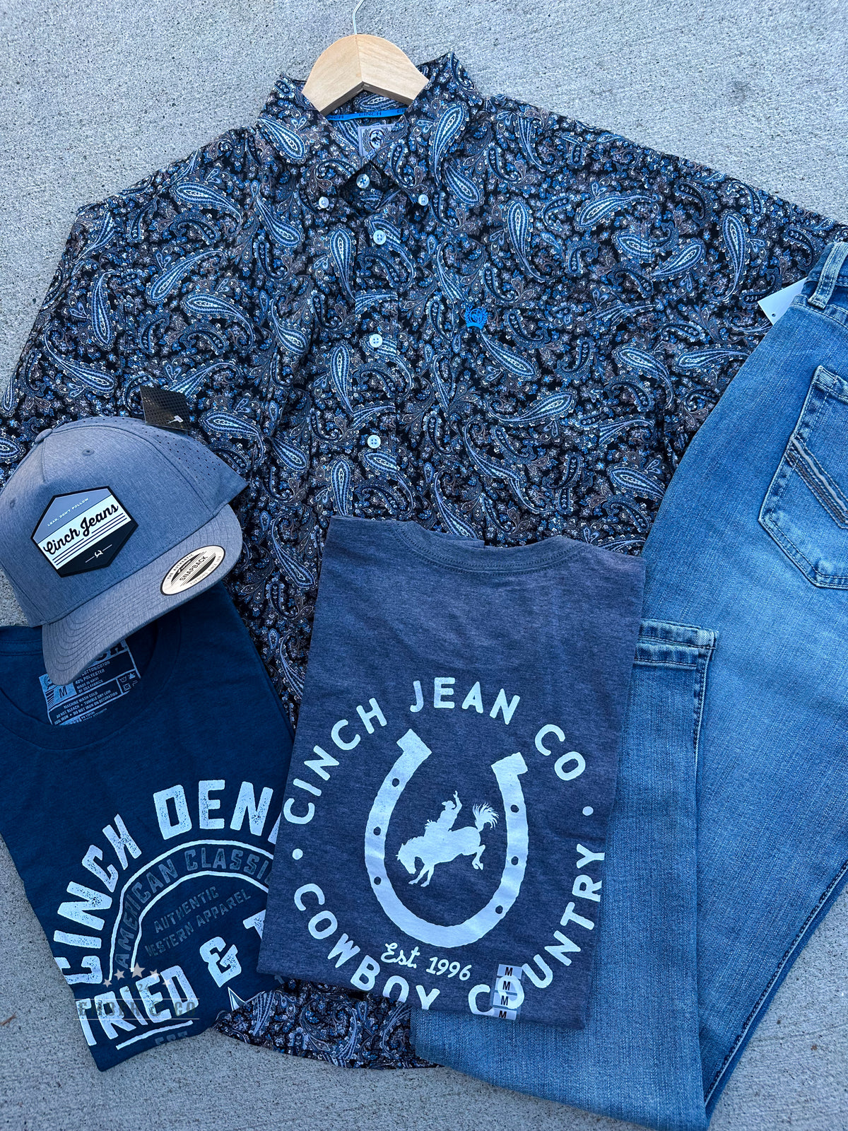 Men's Cinch Gray Flexfit Cap