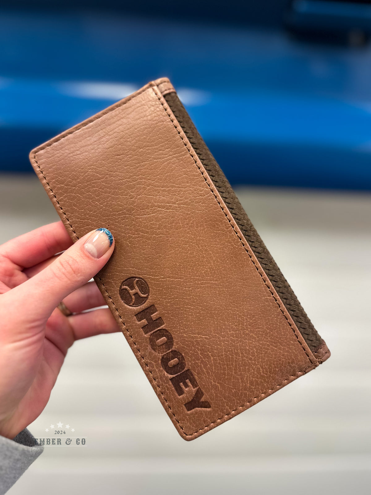 Hooey Basket Weave Wallet