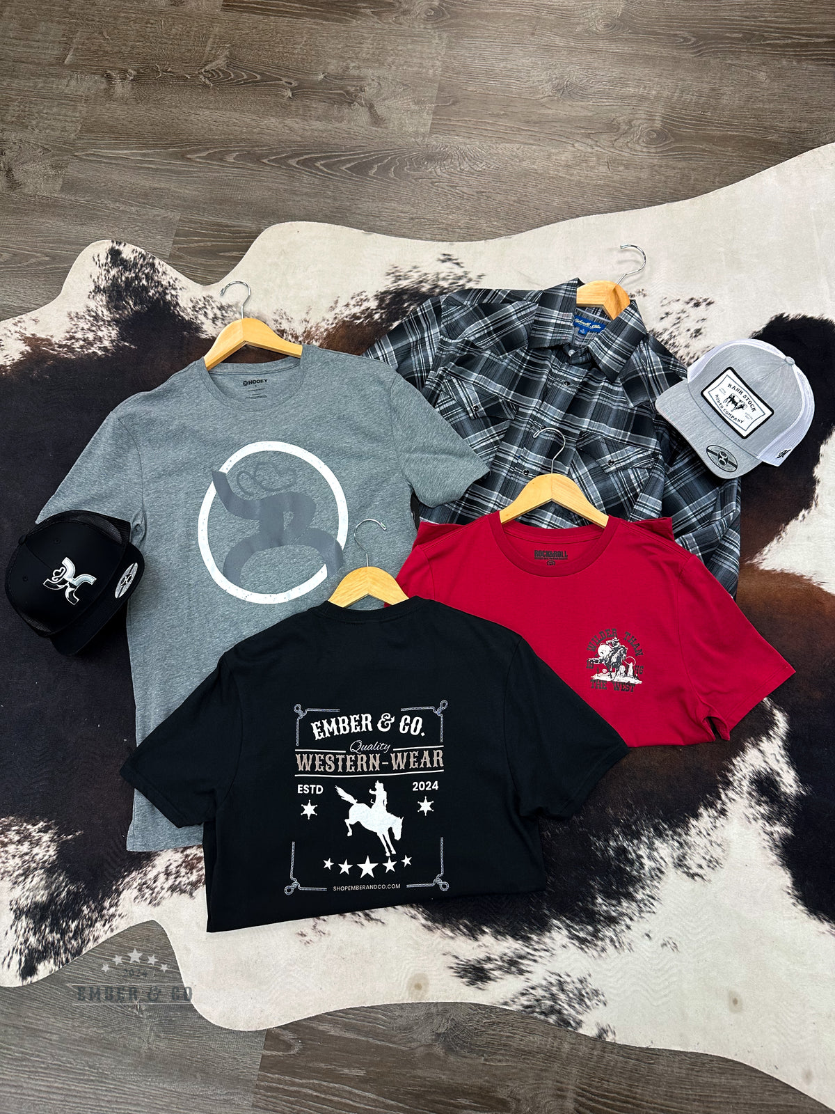 Men's Hooey Tone-On-Tone Logo TShirt