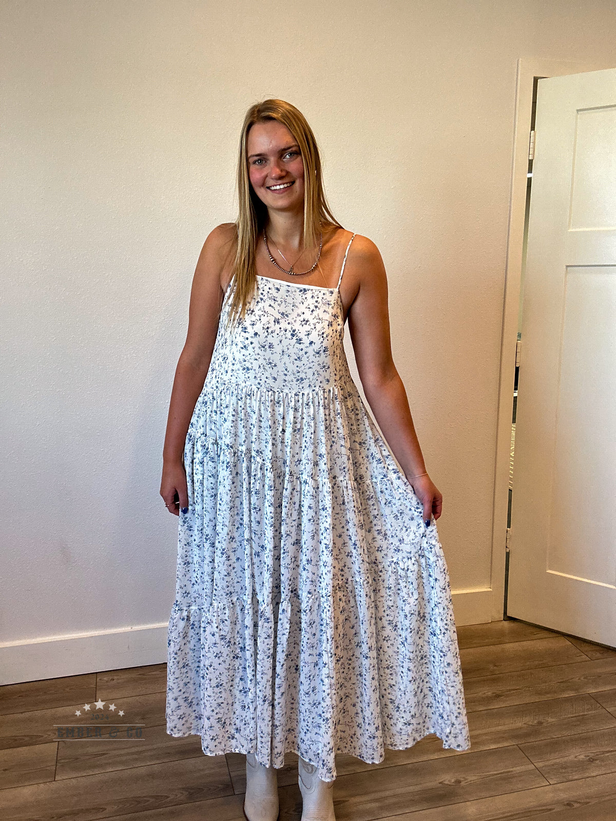 Azure Bloom Maxi