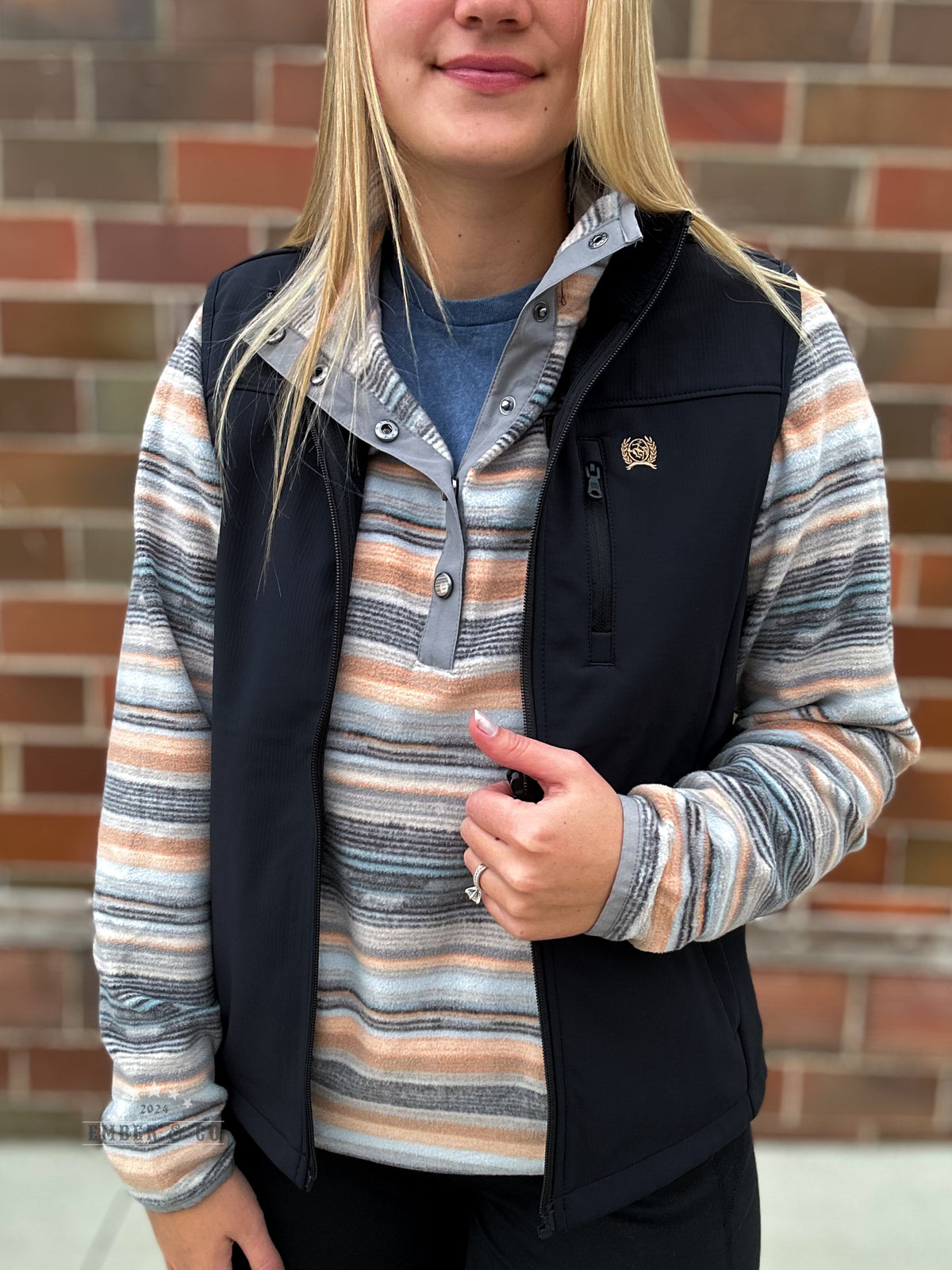 Golden Spur Cinch Windproof Vest