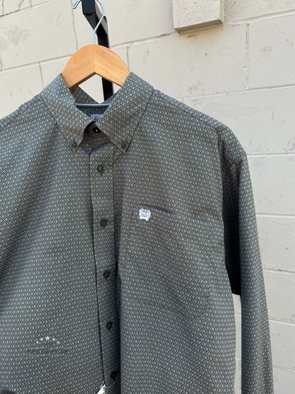 Men's Cinch Diamond LS Button Up