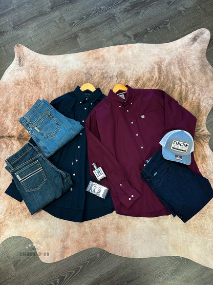 Men's CINCH Solid Long Sleeve