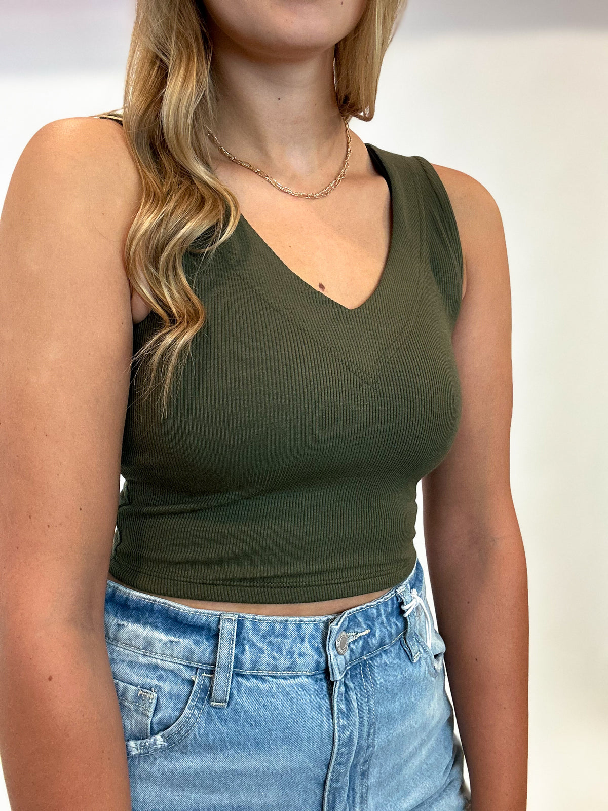 Ribbed Crop Tank - 2 Colors