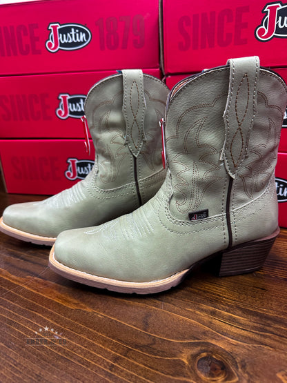 Dee Ladies Justin Boot - BONE