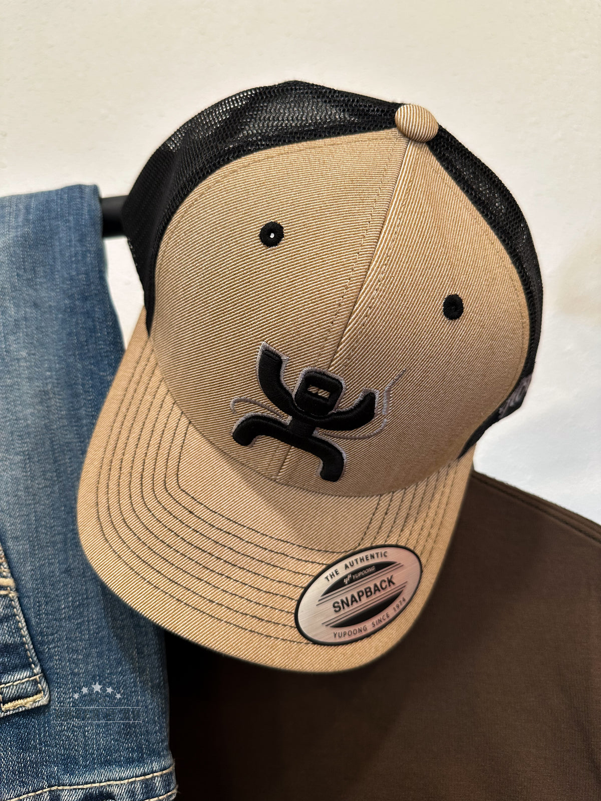 Hooey Tan Arc Trucker Hat