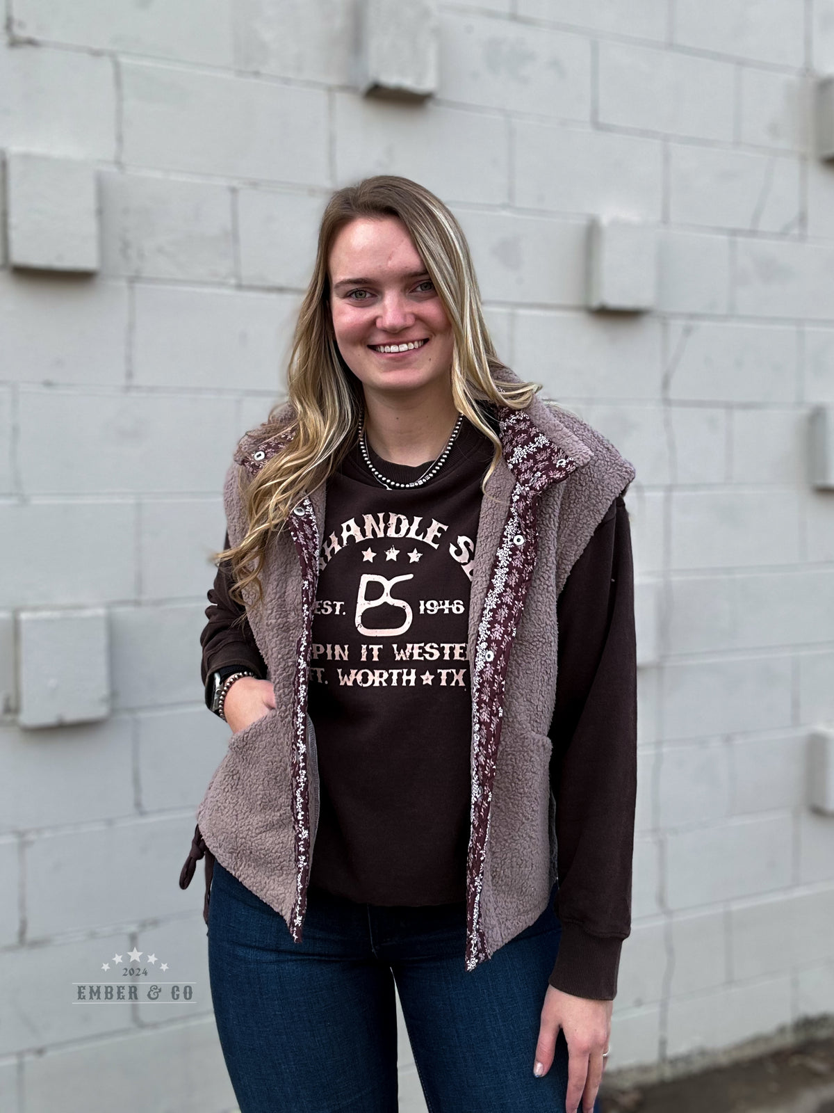 Panhandle Slim Neutrals Crewneck