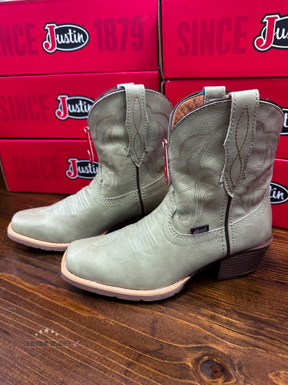 Dee Ladies Justin Boot - BONE