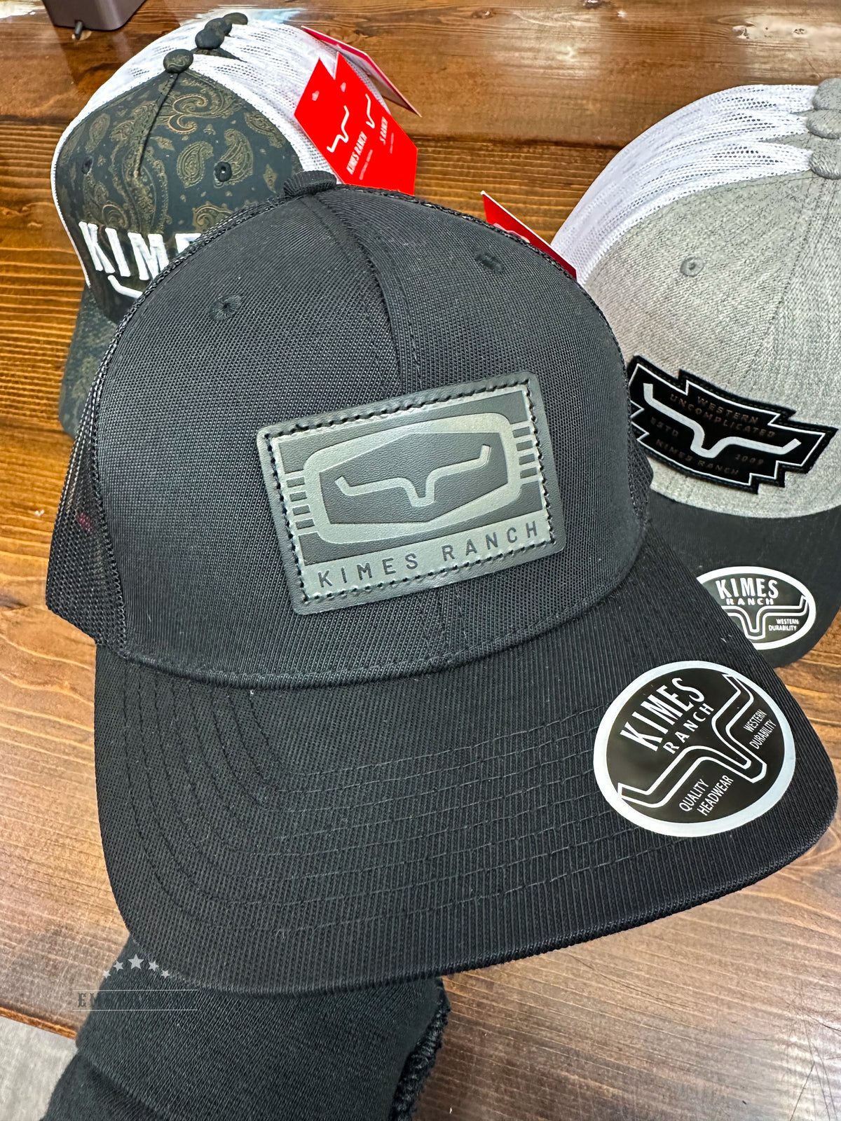 KR Camden Black Trucker Hat