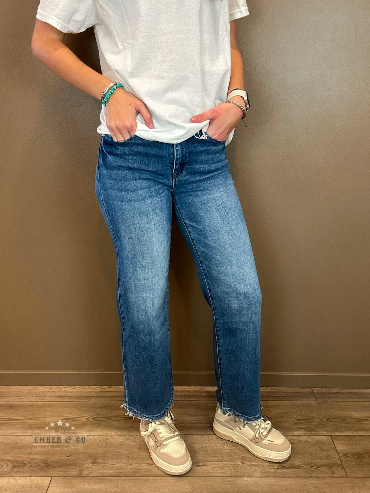 Slim Straight Denim