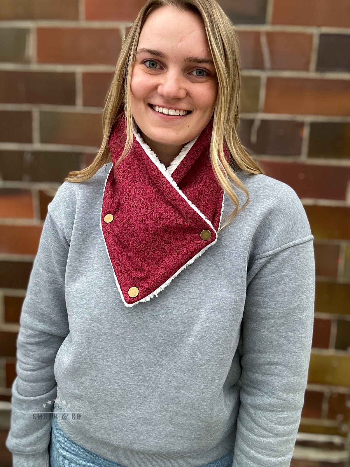 Handmade Sherpa Scarf
