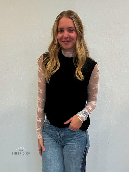 Lace Layering Top