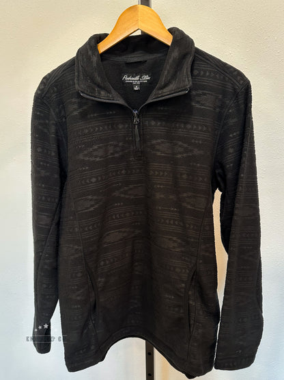 Men's Embossed Fleece Quarter-Zip