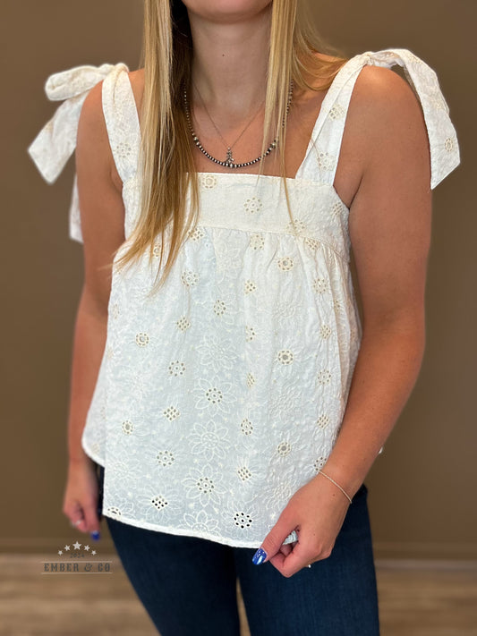 Daisy Dreams Tie Tank