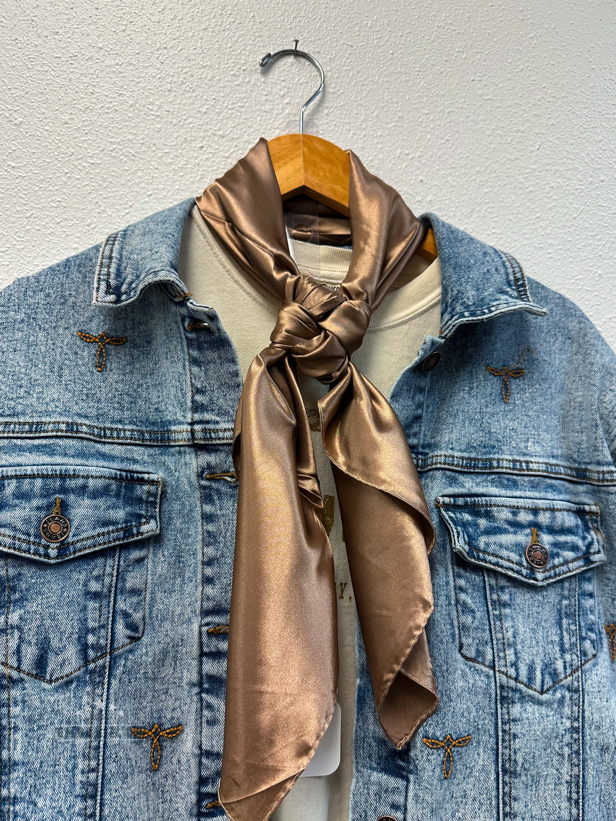 Solid Tan Wild Rag