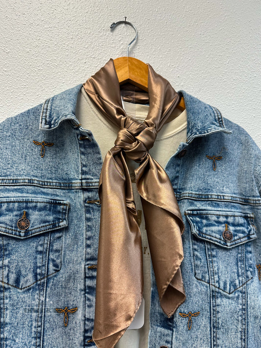 Solid Tan Wild Rag