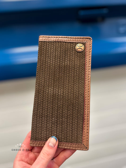 Hooey Basket Weave Wallet