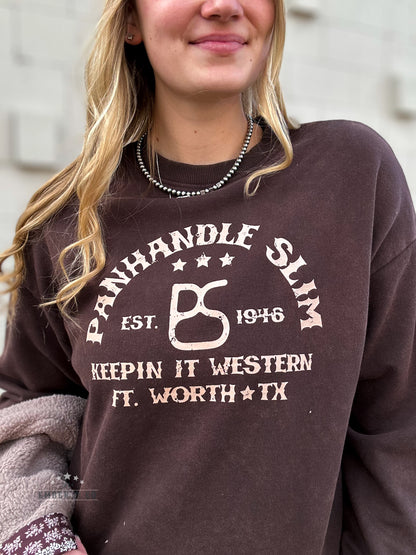 Panhandle Slim Neutrals Crewneck
