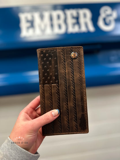 Hooey Liberty Roper Leather Wallet