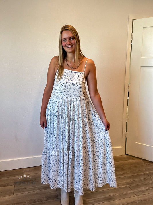 Azure Bloom Maxi