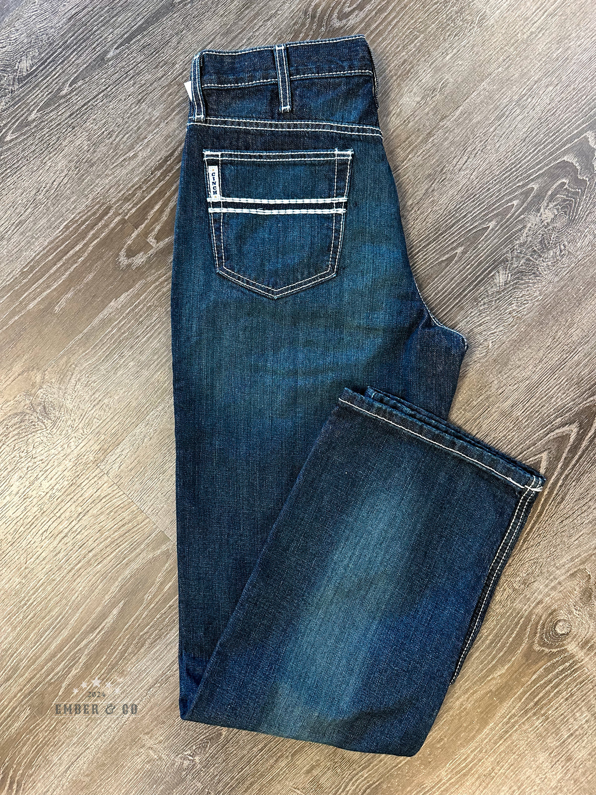 Men's White Label Dark Stone Denim